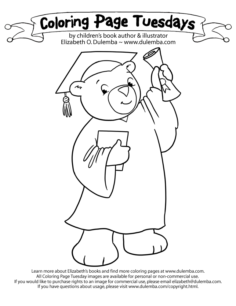 Graduation Coloring Pages 773x1000 Graduation Coloring Pages
