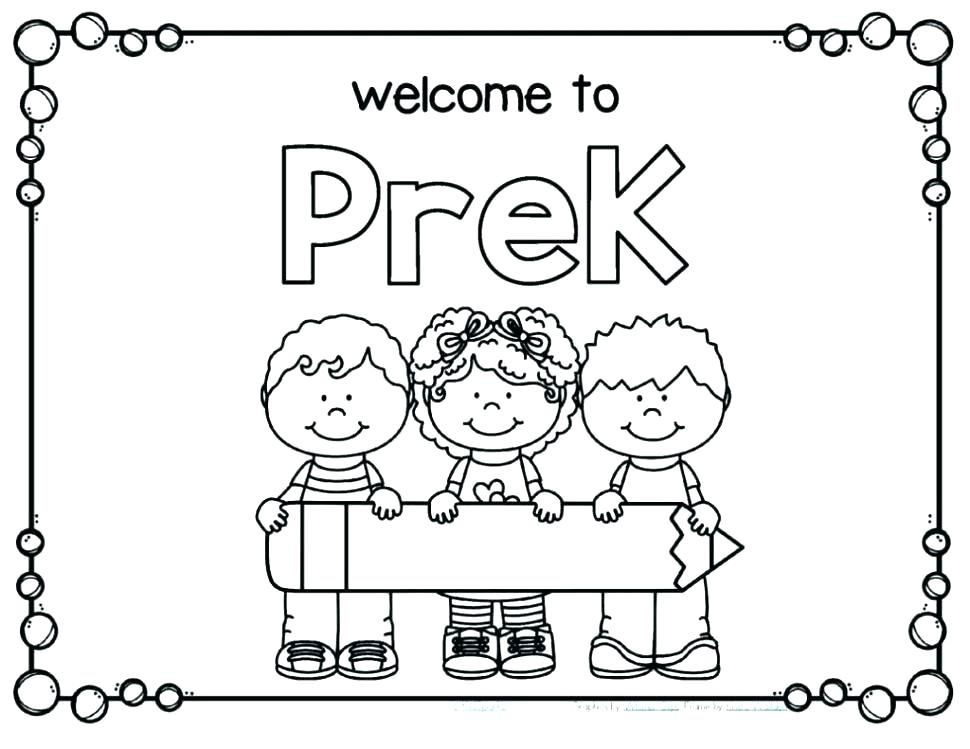 970x749 Pre K Coloring Pages