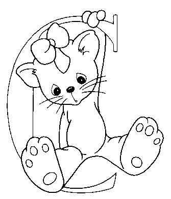 Precious Moments Alphabet Coloring Pages