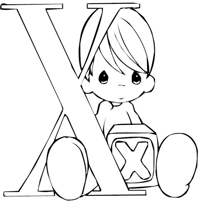 Precious Moments Alphabet Coloring Pages 700x707 Precious Moments Alphabet Coloring Pages
