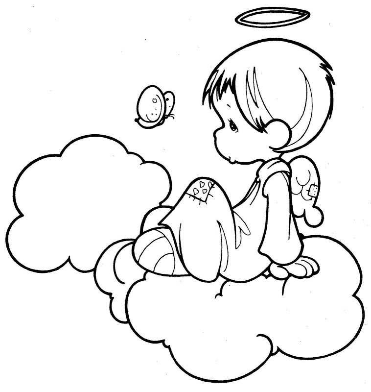 Coloring Pages Of Baby Angels Ba Angel Coloring Pages 758x800 Coloring Pages Of Baby Angels Ba Angel Coloring Pages