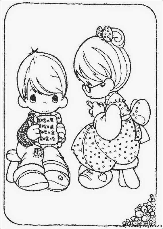 567x794 Precious Moments Animals Coloring Pages With Precious Moments