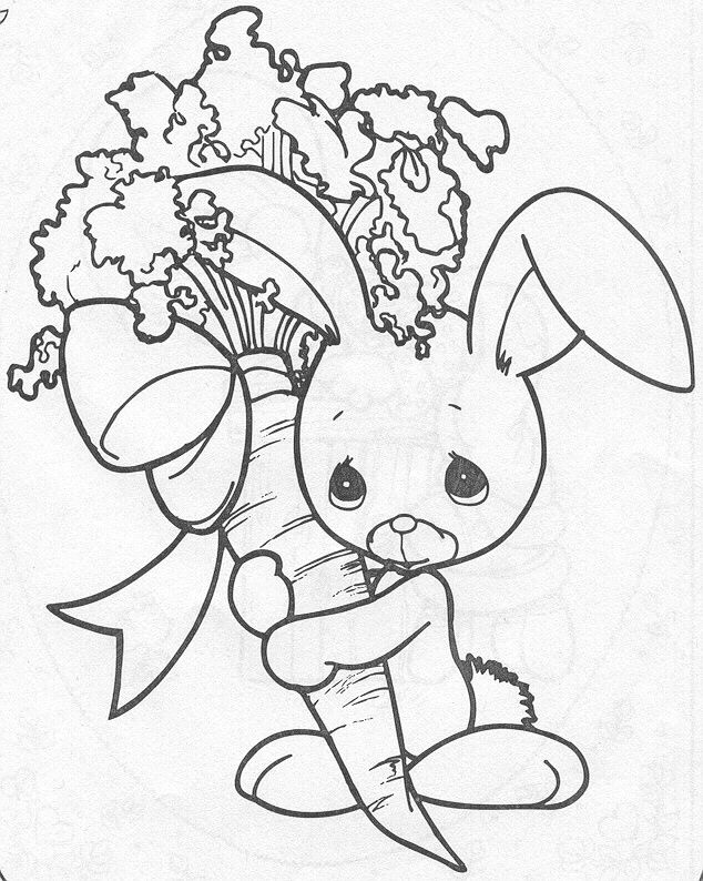 634x794 Precious Moments Coloring Pages. Precious Moments Animals, Rabbit