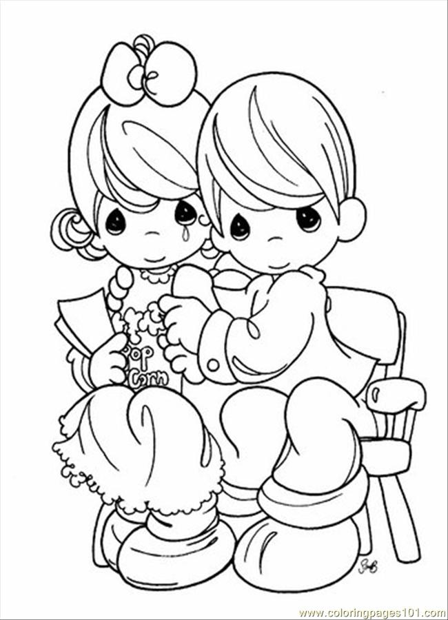 650x900 Free Precious Moments Coloring Pages