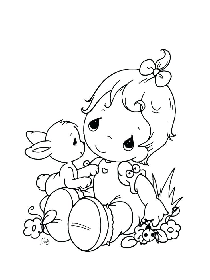 Precious Moments Baby Coloring Pages 736x981 Precious Moments Baby Coloring Pages