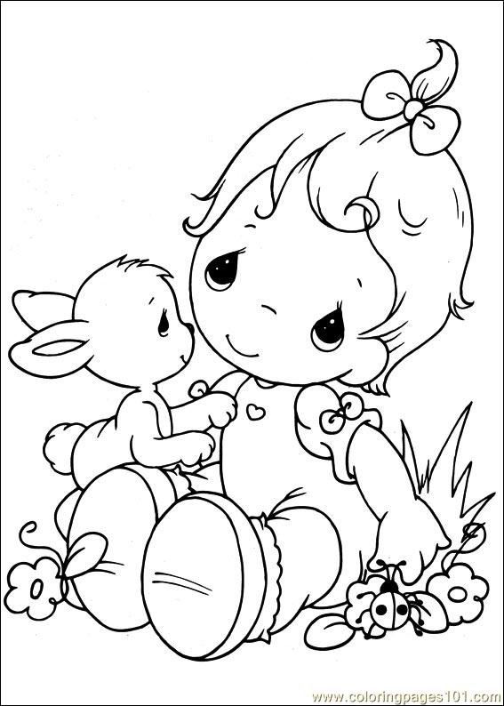 Precious Moments 46 Coloring Page 567x794 Precious Moments 46 Coloring Page