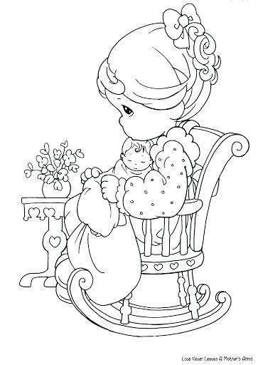 Precious Moments Baby Coloring Pages 363x512 Precious Moments Baby Coloring Pages