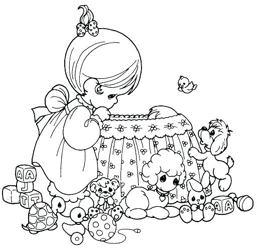 Baby Girl Precious Moments Coloring Pages Free Sheets O Little 512x500 Baby Girl Precious Moments Coloring Pages Free Sheets O Little