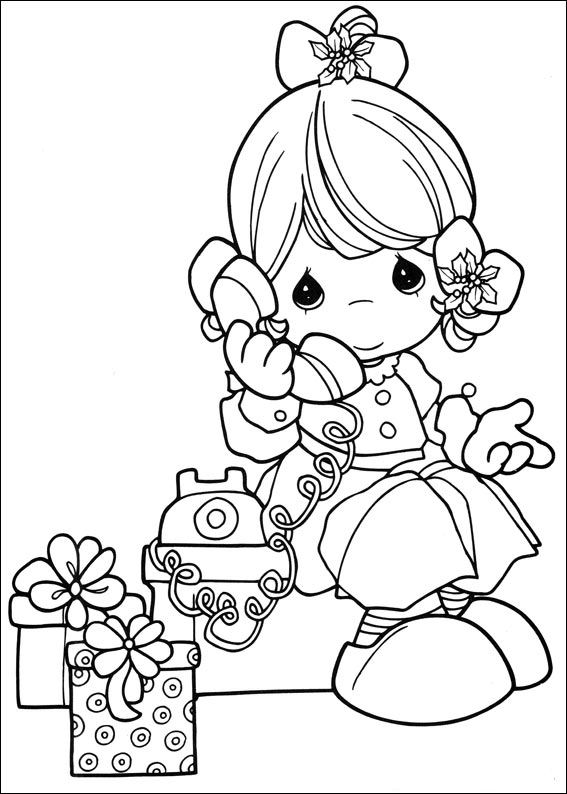567x794 Kids N 42 Coloring Pages Of Precious Moments