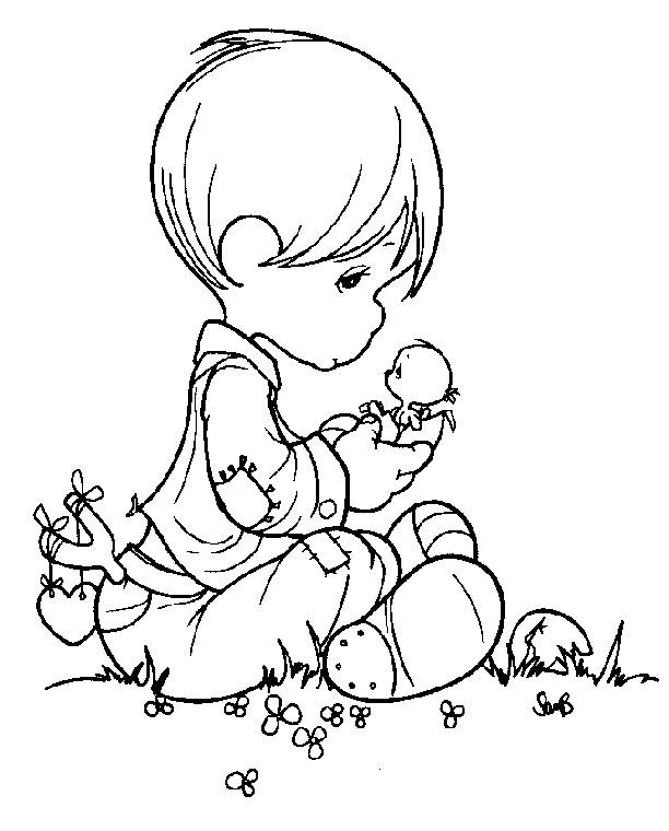 612x760 Coloring Pages Precious Moments