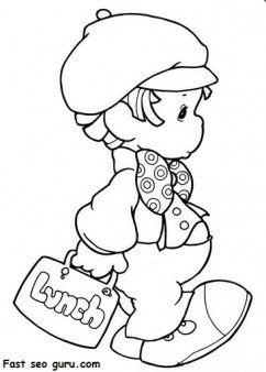 242x338 Precious Moments Cute Boy Coloring Pages