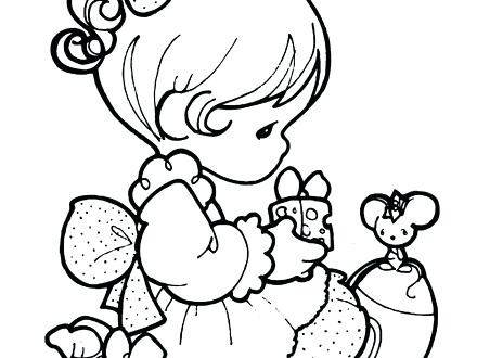 Precious Moments Christmas Coloring Pages Printable Precious 440x330 Precious Moments Christmas Coloring Pages Printable Precious