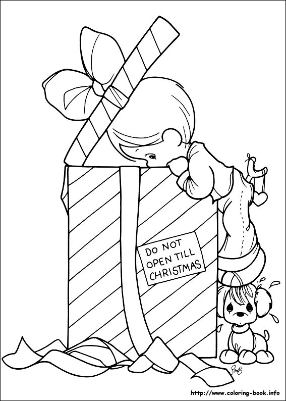567x794 Precious Moments Coloring Pages Christmas Printable 13 Precious