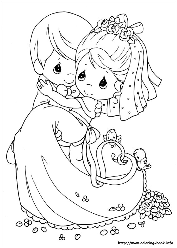 Precious Moments Couples Coloring Pages 567x794 Precious Moments Couples Coloring Pages