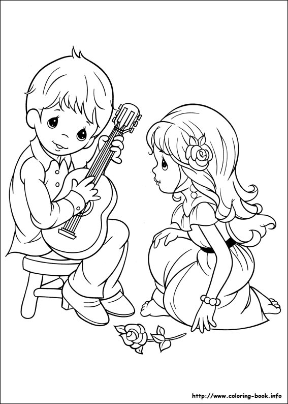 Precious Moments Couples Coloring Pages 567x794 Precious Moments Couples Coloring Pages