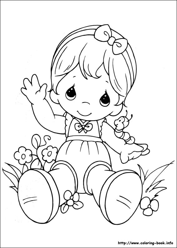 Precious Moments Coloring Pages Girl at GetColorings.com | Free ...