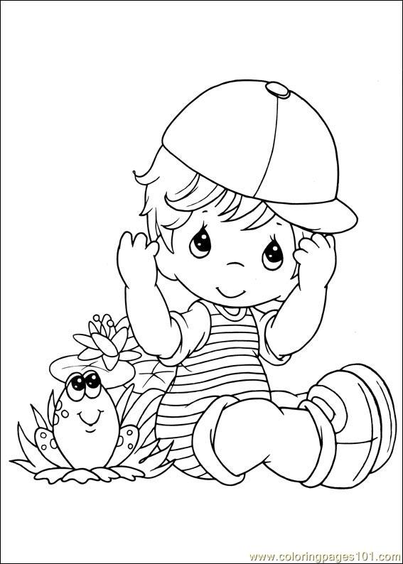 Precious Moments 02 Coloring Page 567x794 Precious Moments 02 Coloring Page