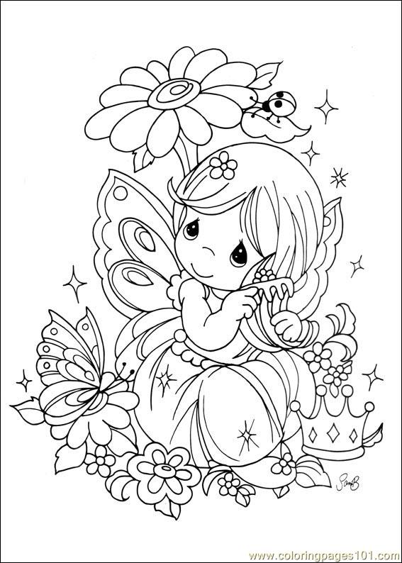 Precious Moments 24 Coloring Page 567x794 Precious Moments 24 Coloring Page