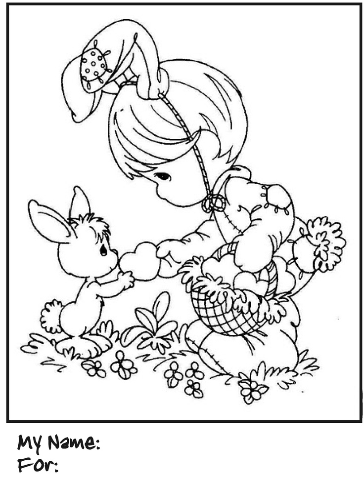 Precious Moments Spring Coloring Pages 736x976 Precious Moments Spring Coloring Pages