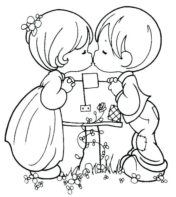 Precious Moments Coloring Pages Best Friends Precious Moments 600x670 Precious Moments Coloring Pages Best Friends Precious Moments