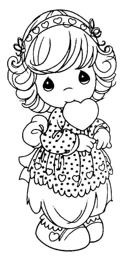 Precious Moments Coloring Page(S) Love. Precious Moments 517x1048 Precious Moments Coloring Page(S) Love. Precious Moments