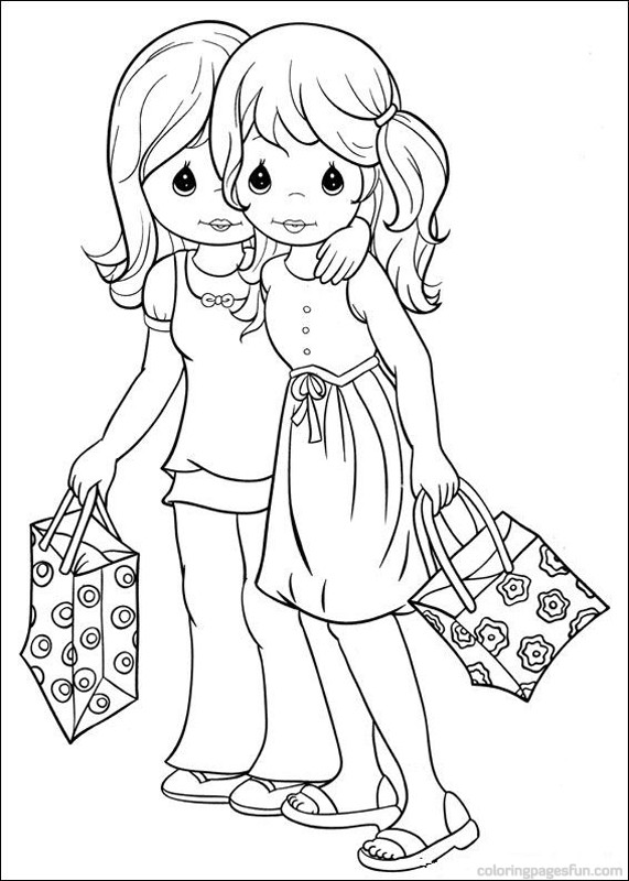 Friendship Coloring Pages For Girls 4125 571x800 Friendship Coloring Pages For Girls 4125