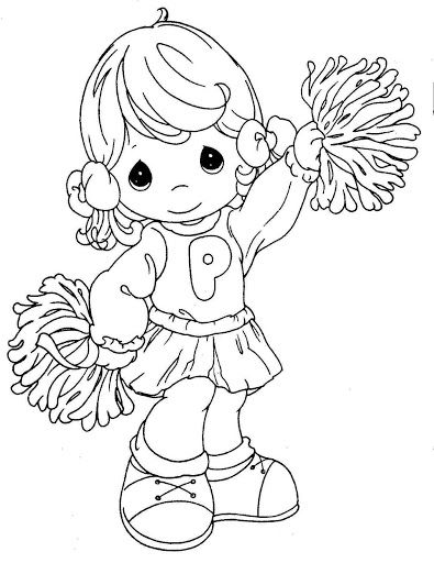 395x512 Precious Moments Angels Coloring Pages Pinto Dibujos Porrista