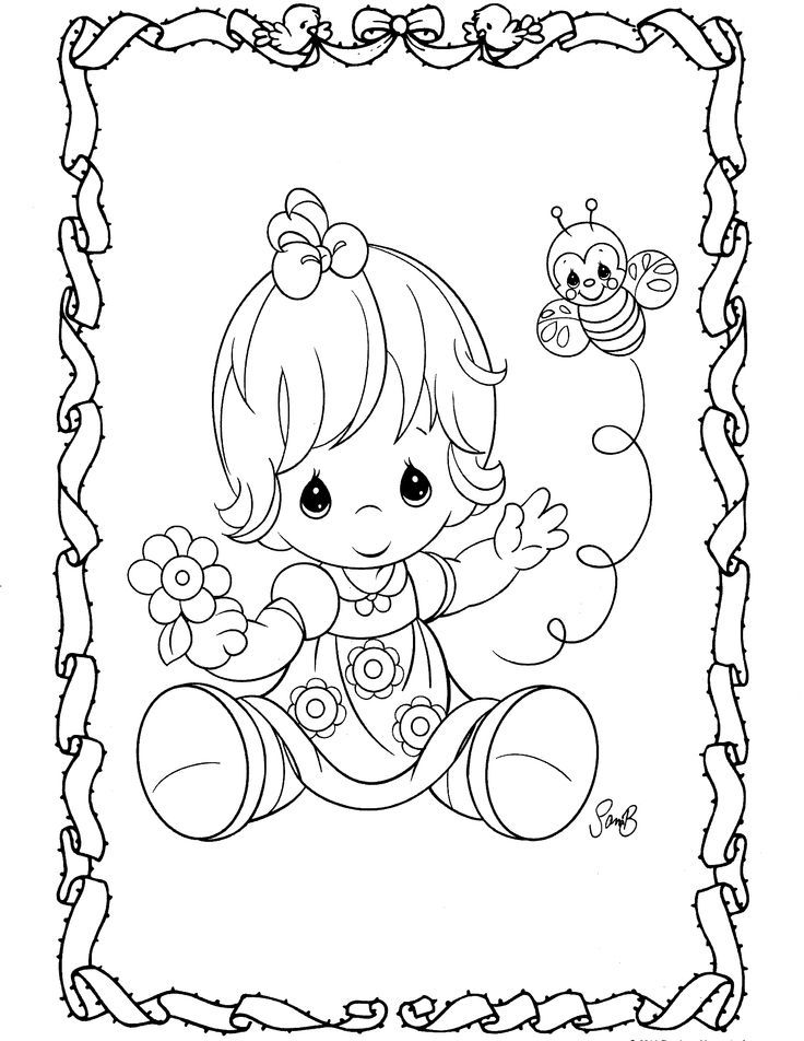 736x952 Precious Moments Animal Coloring Pages