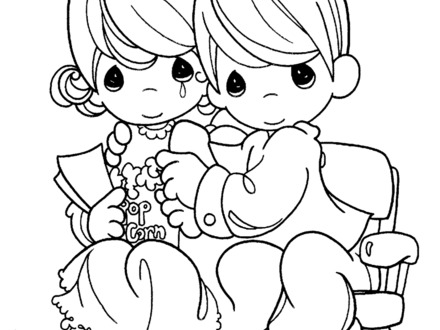 440x330 25 Precious Moments Halloween Coloring Pages, Precious Moments