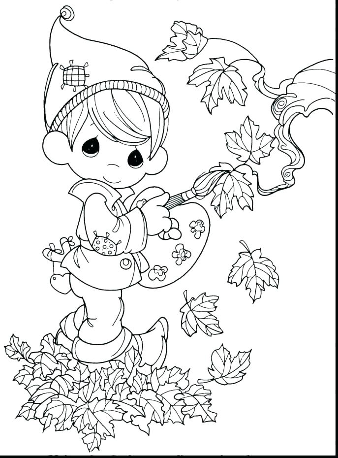 687x930 Printable Precious Moments Coloring Pages