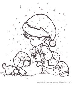 236x281 Christmas Coloring Pages Nativity. Precious Moments. Color. Jesus