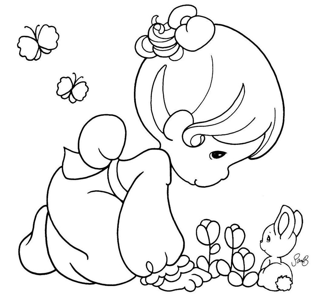 Sweet And Simple Precious Moments Coloring Pages 1034x978 Sweet And Simple Precious Moments Coloring Pages