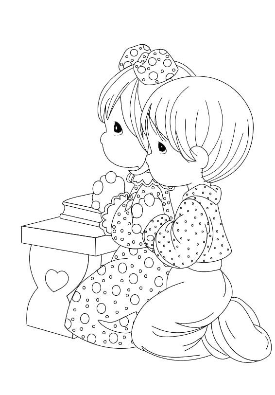 Pinned From Site Directly~~ Pray Precious Moments Coloring 566x812 Pinned From Site Directly~~ Pray Precious Moments Coloring