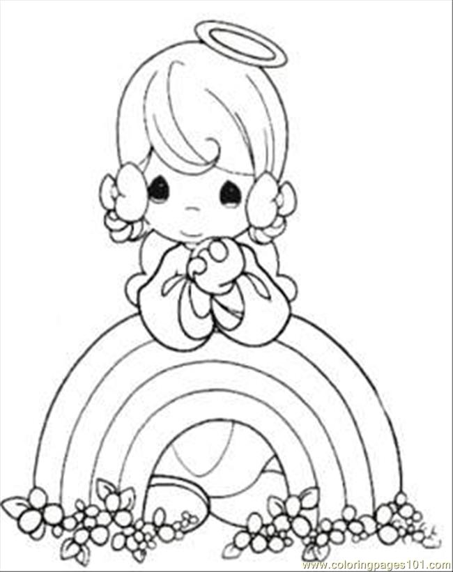 650x821 Moments Rainbow Coloring Page Coloring Page