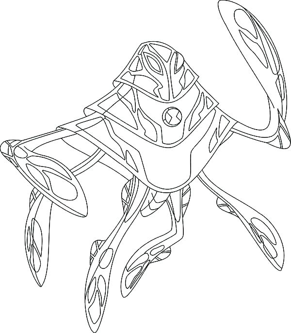 600x686 Beautiful Alien Coloring Page Best Of From Ultimate Colouring