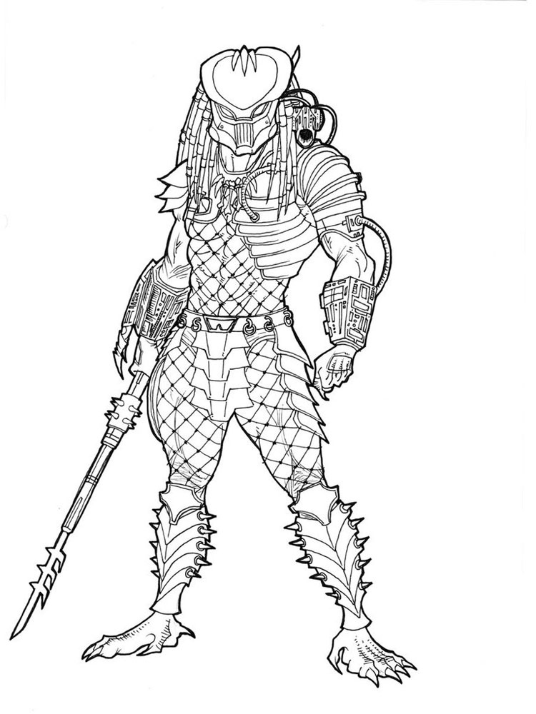 750x1000 Predator Coloring Pages Unique Predator Coloring Pages Free