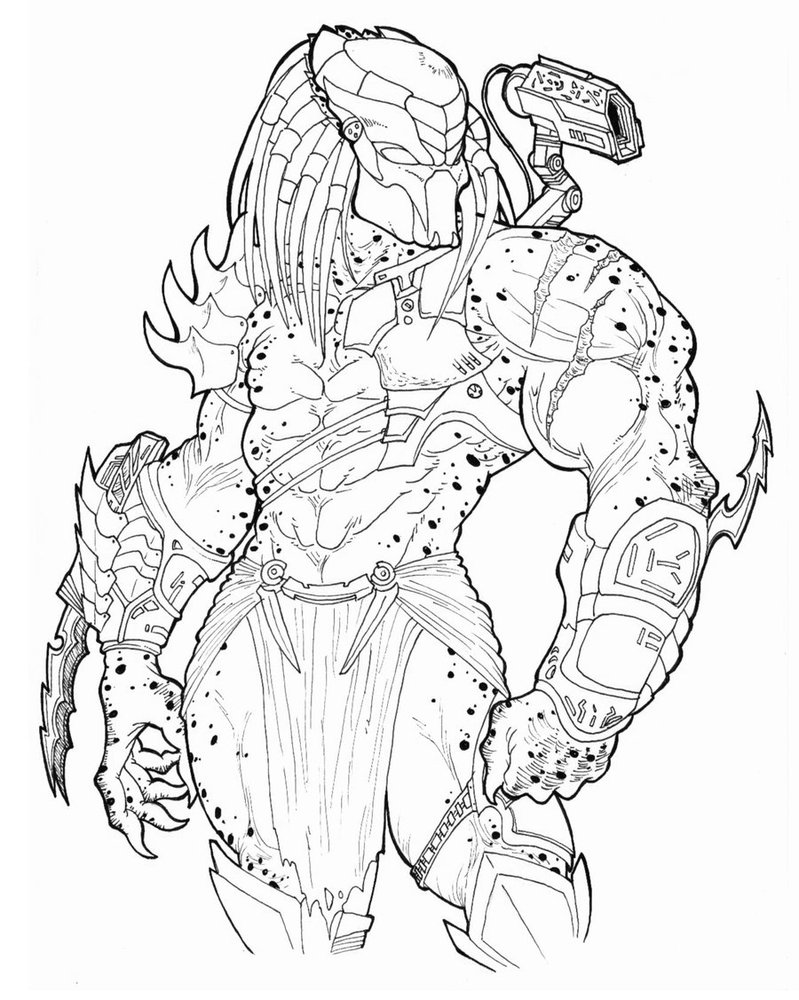 799x1000 Predator Coloring Pages