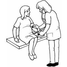 236x236 Pregnant Woman Coloring Page