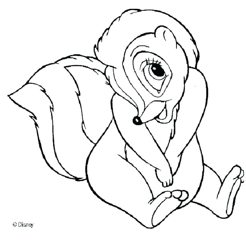 850x830 Skunk Coloring Page Pregnant Skunk Coloring Page Spotted Skunk