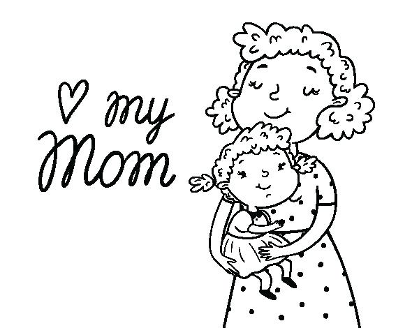 600x470 Best Mum Colouring Pages Wrapping Gift For Mom Coloring Page Free