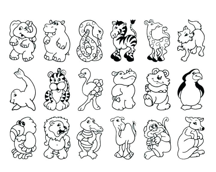720x575 Realistic Farm Animal Coloring Pages Sheets Zoo Animals Page