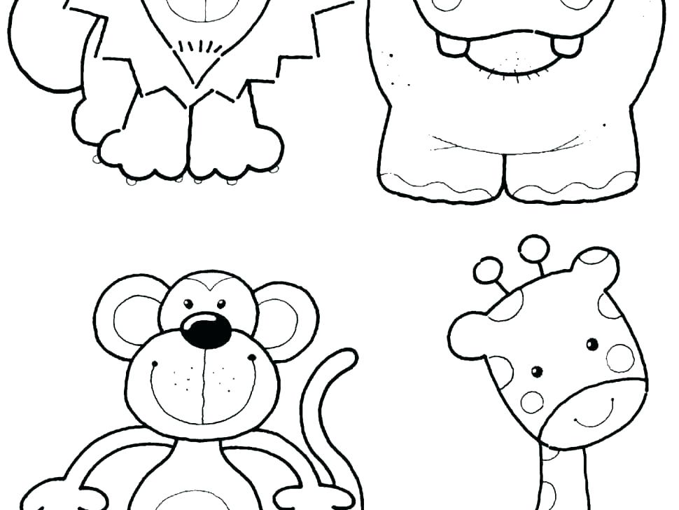970x728 Zoo Coloring Pages