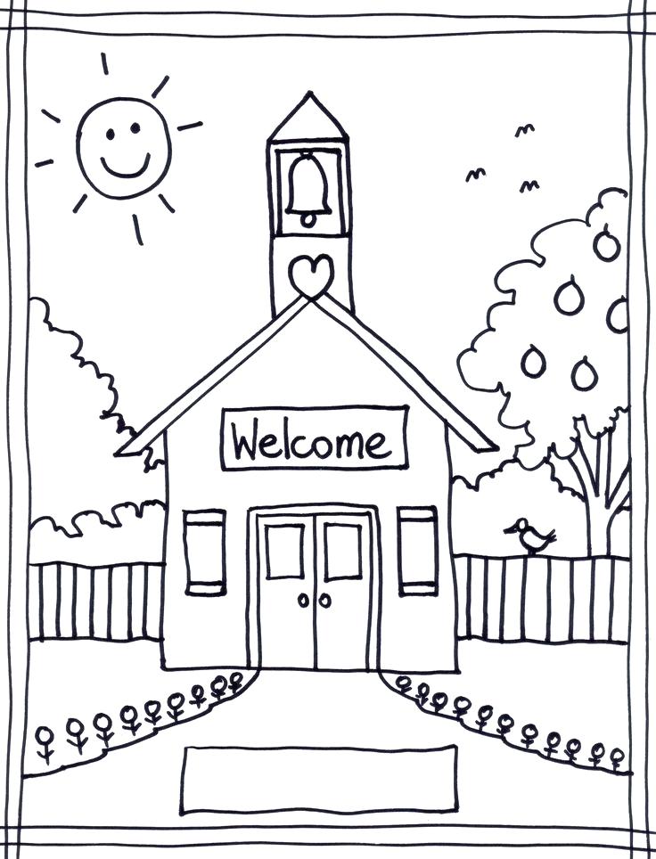 Preschool Back To School Coloring Pages at GetColorings.com | Free ...