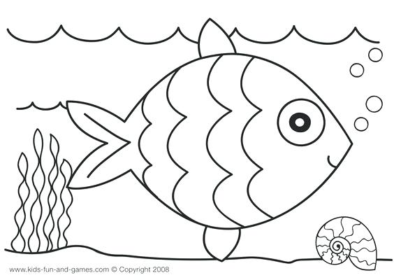 564x400 Rainbow Fish Preschool Printables Top Free Printable Fish Coloring