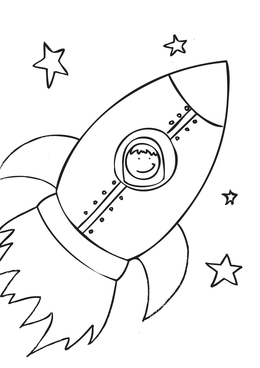 1000x1411 Trend Rocket Ship Coloring Page Preschool For Snazzy Free