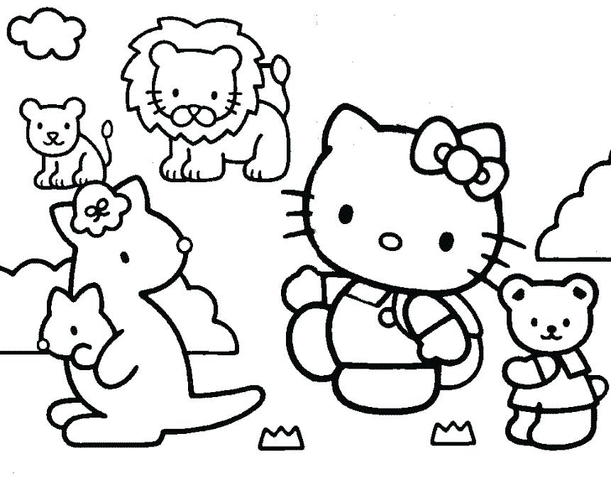 861x684 Coloring Pages For Preschoolers Coloring Sheets For K Free