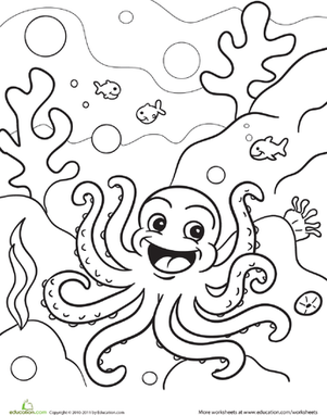 Octopus Worksheet 301x382 Octopus Worksheet