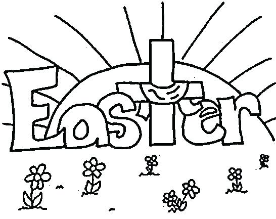 546x433 Preschool Easter Coloring Pages Christian