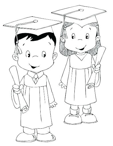 395x512 Preschool Graduation Coloring Pages