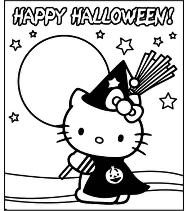 Free Kids Halloween Coloring Pages Fun For Christmas 600x672 Free Kids Halloween Coloring Pages Fun For Christmas
